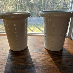 Vintage Ceramic Tea Strainers